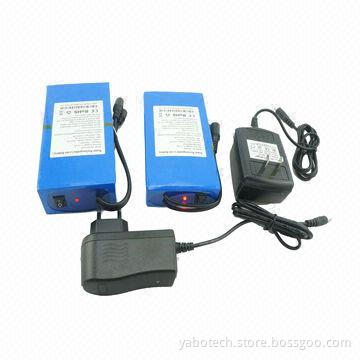12V Li-ion UPS Battery with 1,800 to 20,000mAh with Charger and On Off Switcher